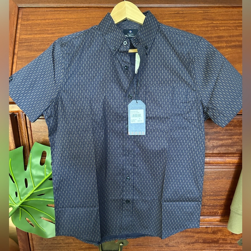 NWT! Ben Sherman short sleeve button down shirt
